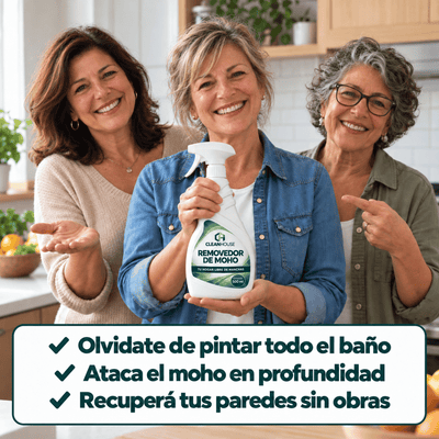 CLEANHOUSE Removedor de Moho | Paredes más limpias, frescas y protegidas en minutos.