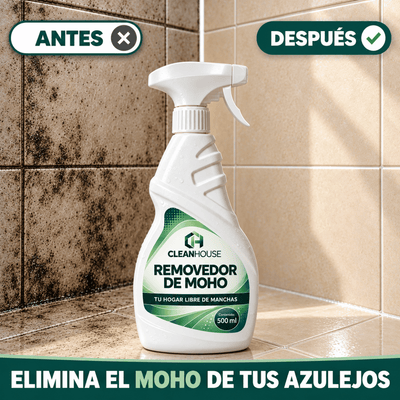 CLEANHOUSE Removedor de Moho | Paredes más limpias, frescas y protegidas en minutos.