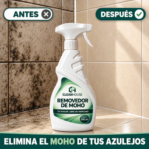 CLEANHOUSE Removedor de Moho | Paredes más limpias, frescas y protegidas en minutos.