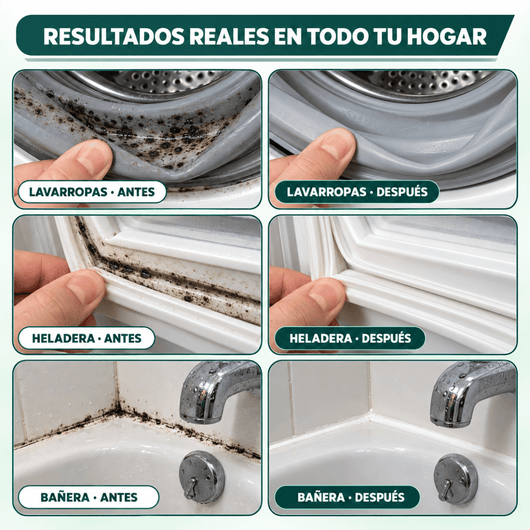 CLEANHOUSE Removedor de Moho | Paredes más limpias, frescas y protegidas en minutos.