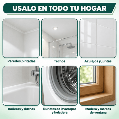 CLEANHOUSE Removedor de Moho | Paredes más limpias, frescas y protegidas en minutos.