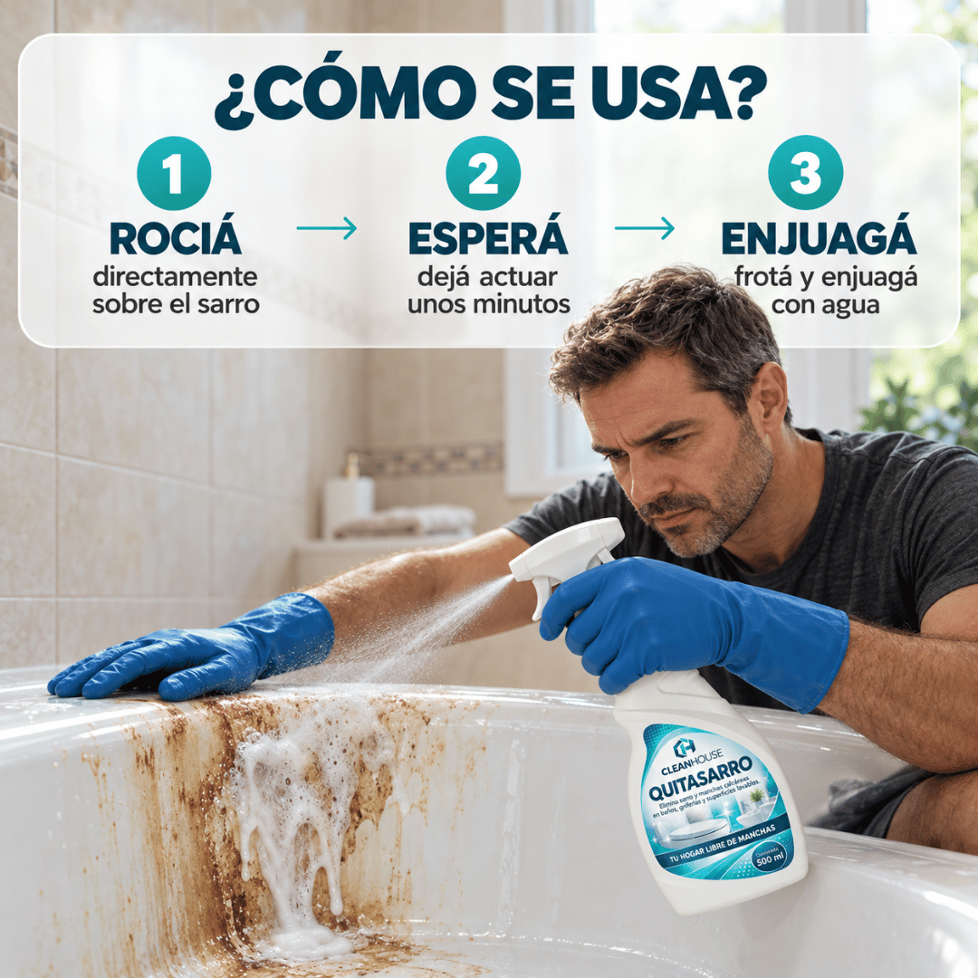 Cómo usar el Quitasarro CLEANHOUSE