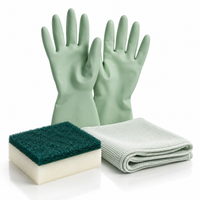 KIT MOHO (Esponja + Guantes + Paño)
