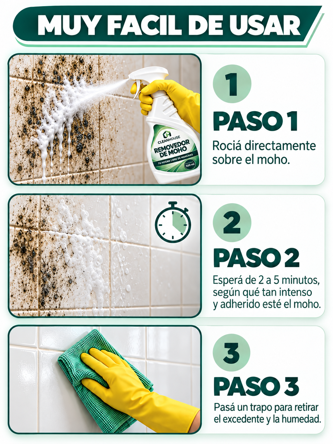 Modo de uso CLEANHOUSE